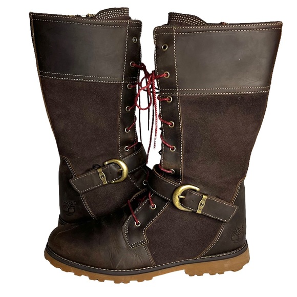 Timberland Earthkeeper Lace Boots Size 6.5 Junior - Picture 4 of 8